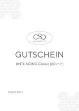 Geschenkgutschein Behandlung - ANTI-AGING Classic (60 min)